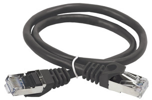 Коммутационный шнур (патч-корд), кат.5Е FTP, 2м, черный | PC09-C5EF-2M ITK IEK (ИЭК)