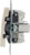 Выключатель встраиваемый Lexman Виктория 2 клавиши с подсветкой, цвет жемчужно-белый
