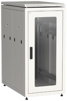 Шкаф сетевой 19" LINEA N 24U 600х1000 мм стеклянная передняя дверь серый | LN35-24U61-G ITK IEK (ИЭК)