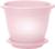 Горшок цветочный Ingreen Aphrodite ø17 h13.5 см v1.5 л пластик розовый прозрачный