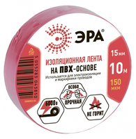 ПВХ-изолента 15мм*10м красная | C0036556 ЭРА (Энергия света) Изолента купить в Москве по низкой цене