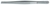 Пинцет захватный прецизионный закруглённые зазубренные губки шириной 35 мм хромоникелевая сталь нержавеющий немагнитный L-145 KN-927245 KNIPEX