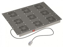 Вентиляторный модуль 19", 9 вент. с термостатом RAL 9005 | R519VSIT9FTB DKC (ДКС)