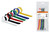 Набор хомутов-липучек НХЛ 16х250 мм 6 цветов по 2 штуки (12 шт) | SQ0515-0762 TDM ELECTRIC