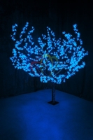 Светодиодное дерево "Сакура", высота 1,5м, диаметр кроны 1,8м, синие светодиоды, IP 54, понижающий трансформатор в комплекте, | 531-103 NEON-NIGHT 150см 864LED 110Вт 24В Фигура Сакура H1.5м купить в Москве по низкой цене
