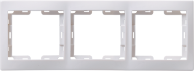 КВАРТА Рамка горизонтальная белая 3 поста - EMK30-K01-DM IEK (ИЭК)