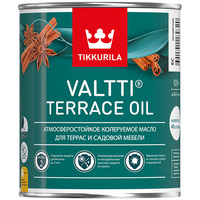 Масло для террас и садовой мебели Tikkurila Valtti Terrace Oil База ЕС бесцветное 0.9 л 700010363 аналоги, замены