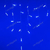 Светодиодная гирлянда ARD-EDGE-CLASSIC-2400x600-CLEAR-88LED-FLASH BLUE (230V, 6W) | 026007 Arlight