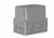 Коробка 150х110х138 ПС полистирол, светло-серый цвет корпуса и крышки,высокая крышка,DIN-рейка РП1 | КР2801-313 HEGEL
