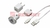 Комплект СЗУ, АЗУ, кабель miniUSB-USB, переходник microUSB 30 pin белый | 18-1197 SDS REXANT