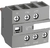 Блок контактный дополнительный CAT4-11E с клеммами катушки управления для контакторов AF09…AF38 | 1SBN010151R1011 ABB