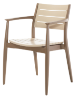 Кресло Novussi Regnum 82x58 см пластик цвет кофейный/капучино аналоги, замены