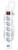 Удлинитель бытовой Duwi 32078 5 розеток с заземлением 3х1.5 мм 3 м цвет белый