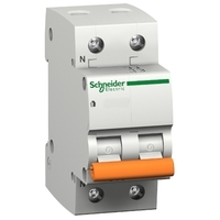 Выключатель автоматический двухполюсный (1п+N) ВА63 50А C 4,5кА | 11218 Schneider Electric