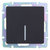 Выключатель встраиваемый Werkel 1 клавиша с подсветкой, цвет черный