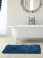 Коврик для ванной «Бонд» 60х90 см цвет синий BATH PLUS