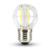Ретро-лампа Filament G45 E27, 2W, 230 В, теплый белый 3000 K IP65 - 601-802 NEON-NIGHT