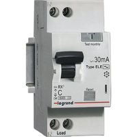 Автоматический выключатель дифференциального тока Legrand RX3 30мА 20А 1П+Н AC 419400