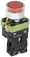 Кнопка управления LAY5-BW3461 с подсветкой красный 1з | BBT50-BW-K04 IEK (ИЭК)