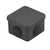 Коробка распаячная КМР-030-036, 4 мембр.ввода (65х65х50) чёрная | plc-kmr2-030-036-b EKF
