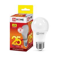 Лампа светодиодная LED-A65-VC 25Вт 230В Е27 3000К 2250Лм | 4690612024066 IN HOME