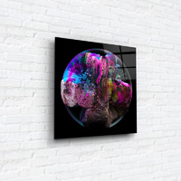 Картина на стекле «Космо» 40x40 см цвет фиолетовый