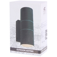 Настенный светильник уличный «Mistero» 2хGU10х35 Вт IP44 цвет чёрный металлик Arte Lamp