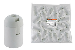 Патрон подвесной термостойкий пластик Е27 белый, Б/Н | SQ0335-0030 TDM ELECTRIC