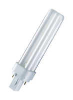 Лампа энергосберегающая КЛЛ 13Вт G24d-1 тепло-белая 2700К DULUX D 13W/827 10X1 | 4050300008127 Osram люминесцентная компакт 2p цена, купить