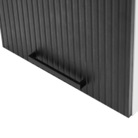 Шкаф навесной над вытяжкой Виль 50x67.6x28.6 см МДФ цвет графит