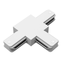 Коннектор для соединения трековых шинопроводов Gauss T-образный цвет белый