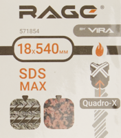 Бур по бетону SDS-max Rage 18x540 мм