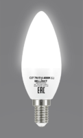 Лампа светодиодная Bellight E14 220-240 В 7 Вт свеча матовая 600 лм нейтральный белый свет аналоги, замены