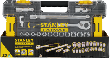 Набор торцевых головок Stanley Fatmax L STAK 1/2 дюйма, 26 предметов