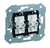 Выключатель кнопочный 2-кл. СП Simon 82 10А 250В с подсветкой механизм 75393-39