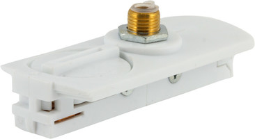 Адаптер для подключения любого прожектора или спота к трековой системе цвет белый аналоги, замены