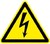 Знак пластик &quot;Опасность поражения электрическим током&quot; (Молния) W08 (150х150мм.) EKF PROxima | pn-1-02