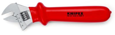 Ключ разводной VDE 1000В L-260мм диэлектрический Knipex KN-9807250