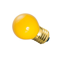 Лампа профессиональная накаливания декоративная ДШ цветная 10 Вт E27 для BL желтая штук - 401-111 NEON-NIGHT