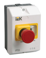 Защитная оболочка с кнопкой "Стоп" IP54 | DMS11D-PC55 IEK (ИЭК)