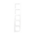 Рамка 5-я для горизонтальной/вертикальной установки Серия- ACreation Материал- дуропласт Цвет- белый JUNG AC585WW