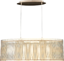 Светильник подвесной Sendero 2 лампы 8 м² цвет клён EGLO
