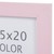 Рамка Color 15х20 см цвет розовый