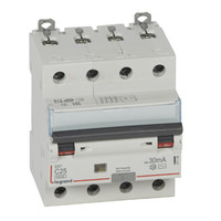 Выключатель автоматический дифференциального тока DX3 6000 4п 25А С 30мА тип AС | 411188 Legrand