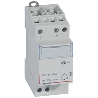 Трансформатор для цепей звуковой сигнализации - 230 В/8 В 0,5 А 4 ВA | 413090 Legrand CX3 4Вт цена, купить