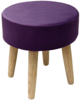Пуф полиэстер Моно фиолетовый 36x36 см ЭСКАР
