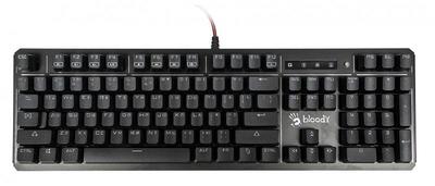 Клавиатура Bloody B975 механич. черн. USB Multimedia for gamer LED подставка для запястий A4TECH 1010861 цена, купить