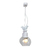 Подвесной светильник Vitaluce Птички 3 лампы 9м² Е27 цвет белый матовый