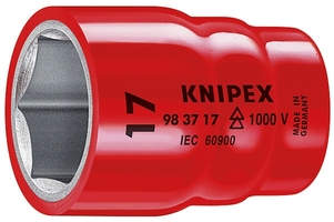 Головка торцевая VDE 1000В DR 3/8дюйм шестигранная 16мм диэлектрическая Knipex KN-983716 мм аналоги, замены