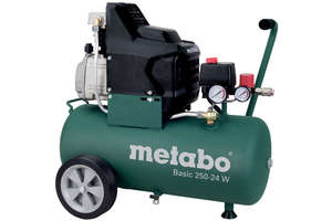Компрессор масляный Metabo Basic 250-24W 24 л 200 л/мин 1.5 кВт 601533000